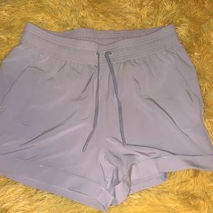 grey lululemon shorts